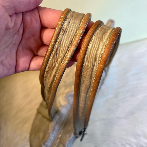 Coach Poppy Signature Silver Jacquard Large Designer Tote Shoulder Bag - Picture 6 of 9